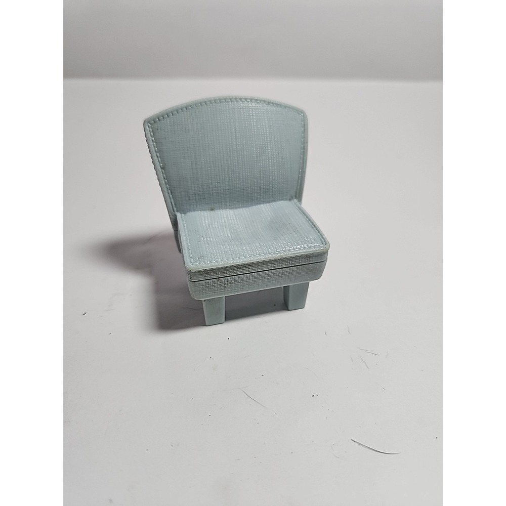 FISHER PRICE Loving Family‎ Dollhouse Family Room CHAIR Light Blue Green Color